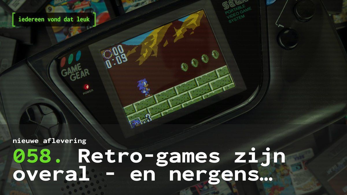 VondDatLeuk's tweet photo. 🎙️ Nieuwe aflevering🎙️ 058. Retro-games zijn overal - en nergens… 🕹️ Robert en Kevin praten met speciale gast @CalvinFoe over alles retro-games - en waar je ze (soms) kan vinden!

Luister nu:
💻 https://t.co/dtdmNhMbE3
🎧 https://t.co/nTQ6YUMFgE
🍏 https://t.co/DodECOmCuy https://t.co/mXhsnJUmNv