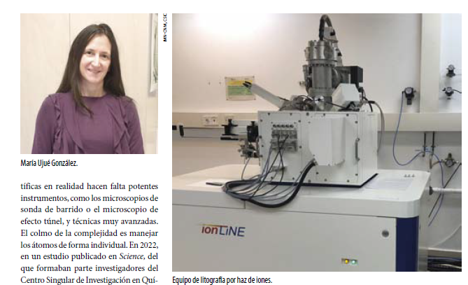 No os perdáis la entrevista a nuestra compañera <a href="/UjueMaria/">María Ujué González</a> del <a href="/ImnCsic/">Instituto de Micro y Nanotecnología (IMN-CNM,CSIC)</a> <a href="/CSIC/">CSIC</a>  en la Revista Alfa del Consejo de Seguridad Nuclear <a href="/CSN_es/">Consejo de Seguridad Nuclear</a> sobre tecnología. 
A partir de la pág. 6
csn.es/noticias-csn/2…
