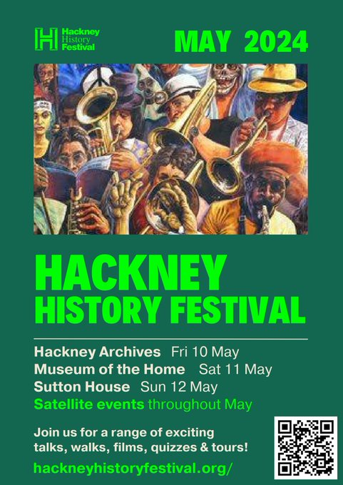 And we are open! We look forward to welcoming you if you are joining us for any of the talks or tours today. @HackneyHistFest