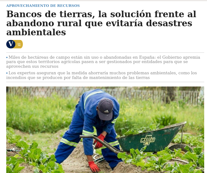 📰 PARLEN SOBRE EMPRIUS A @LaVanguardia Fa uns dies, es va posar en contacte amb nosaltres @RosaTristan, periodista, i vam estar explicant-li el que fem a Emprius. En parla en un article més ampli sobre els bancs de terres: emprius.cat/article-la-van…