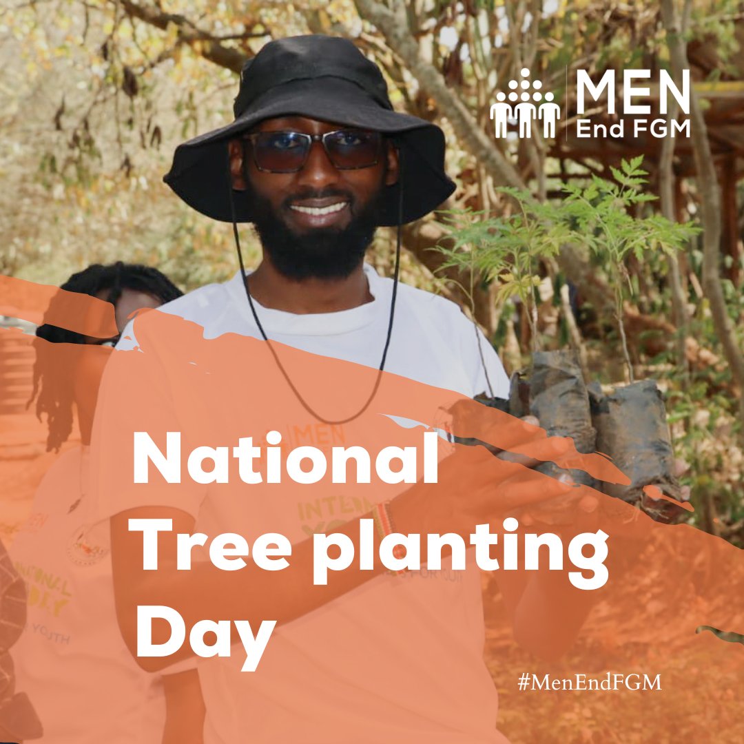 Planting trees is more than just a gesture; it's a promise of peace and hope for future generations. On this National Tree Planting Day, let's sow the seeds of prosperity for a greener tomorrow. #TreePlantingDay 🌳 #MenEndFGM