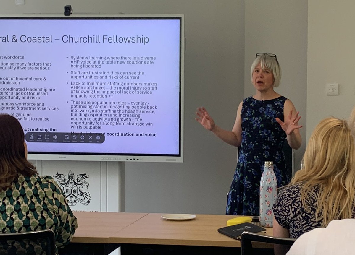 Prof Karen Dunderdale PhD RN (@karendunderdale) on Twitter photo Great to have <a href="/BeverleyHarden/">Beverley Harden FCSP</a> with us <a href="/NHSLincsICB/">NHS Lincolnshire ICB 💙</a> <a href="/ULHT_News/">NHS United Lincs</a> <a href="/LincsCommHealth/">Lincs Comm Health</a>
Offering reflections on her time with us
Amazing 👏👏👏👏👏❤️ Great to have <a href="/BeverleyHarden/">Beverley Harden FCSP</a> with us <a href="/NHSLincsICB/">NHS Lincolnshire ICB 💙</a> <a href="/ULHT_News/">NHS United Lincs</a> <a href="/LincsCommHealth/">Lincs Comm Health</a>
Offering reflections on her time with us
Amazing 👏👏👏👏👏❤️
