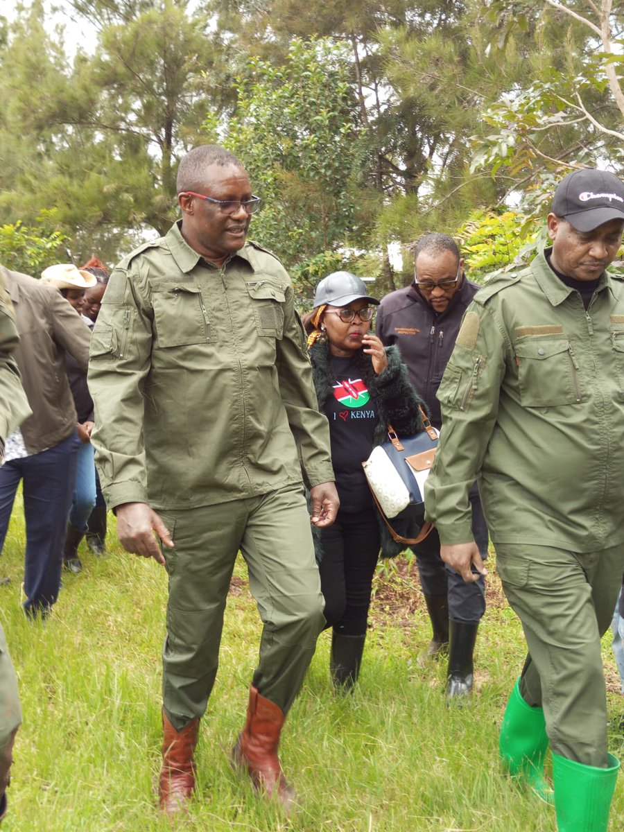 @NemaKenya Director General, Mamo B. Mamo, EBS today joined CS for Information Communication and Digital Economy, Eliud Owalo among other dignitaries for a tree planting exercise at CITAM Karen Campus and Bomas Forest Block to mark the #NationalTreeGrowingDay @Environment_Ke…