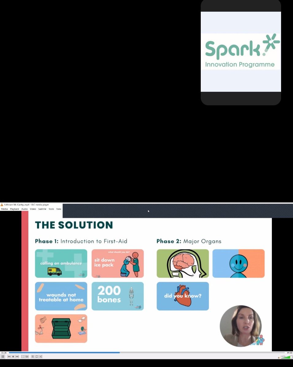 Pitching & presenting Care Aware Crew collaborative programme with sustainable videos, materials & website for national school teachers children & families to @ProgrammeSpark this morning @HealthSciAcadLK @LimClareETB @UL @NDTP_HSE @HSELive @Education_Ire