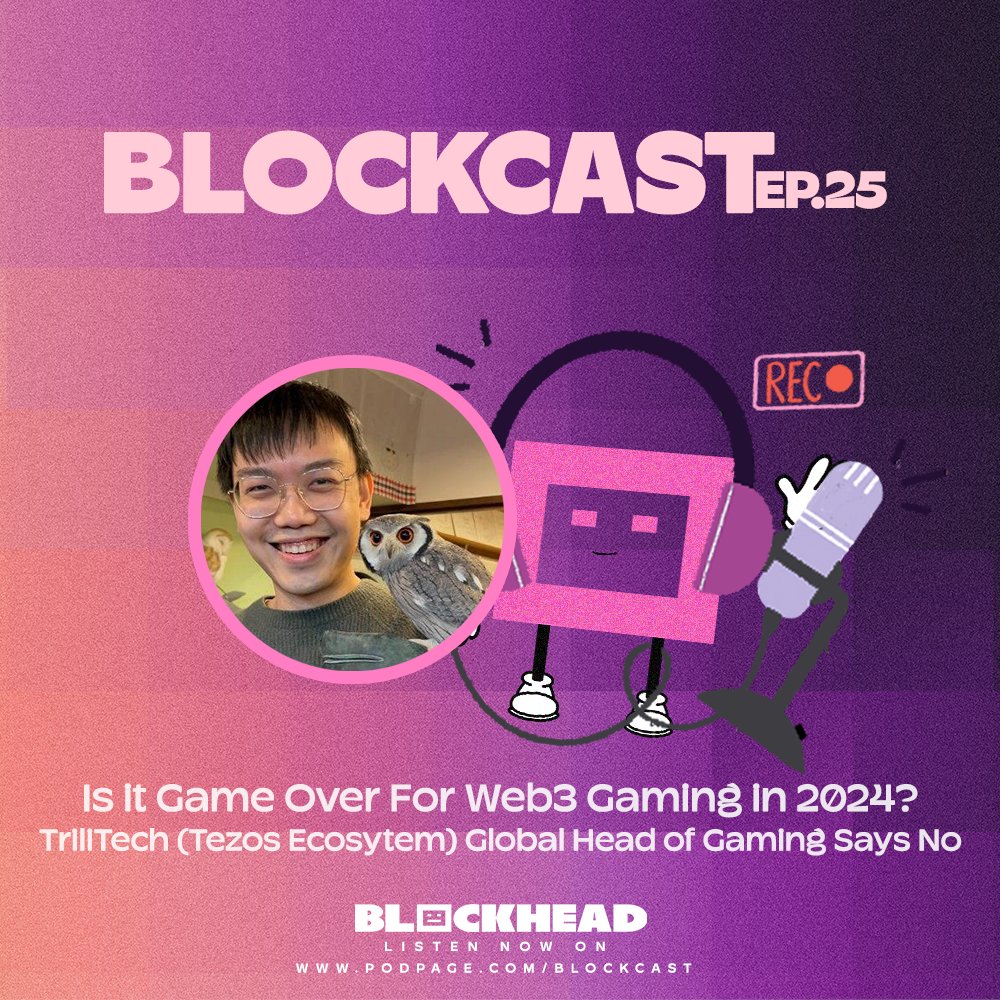 Join Blockcast with Jeremy Foo, Global Head of Gaming for @trilitech (@tezos Ecosystem) to discuss how blockchain gaming is restoring its reputation from backlashes and why we should check out games such as @MetaPals, or @StarSymphony_io! Listen now: open.spotify.com/show/40Br6aVRr…