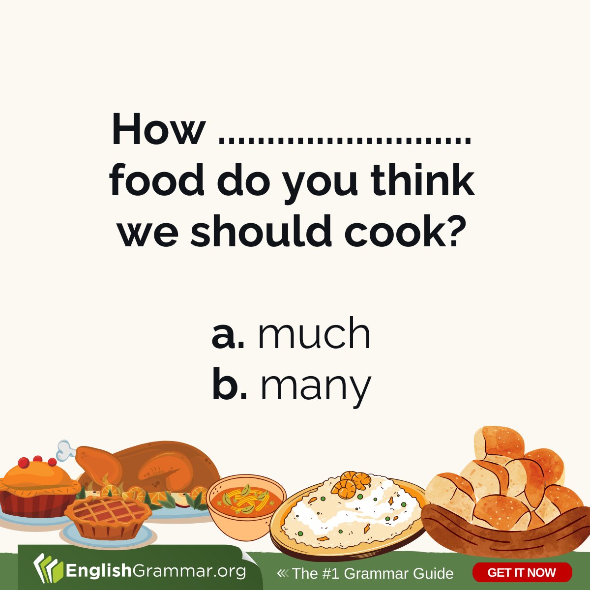 Anyone?

Find the right answer here: englishgrammar.org/countable-and-…

#amwriting #writing #grammar