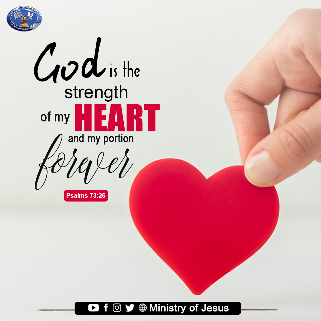 Promise of the day - 11th May Saturday - God is the strength of my heart and my portion forever. (Psalms 73:26) #ministryofjesus #anandastira #margretstira #godsword #bibleverse #bible #wwj #jesusquotes #dailylife #encouragingwordsfromgod #motivationalquotes #tiktok #explorepage