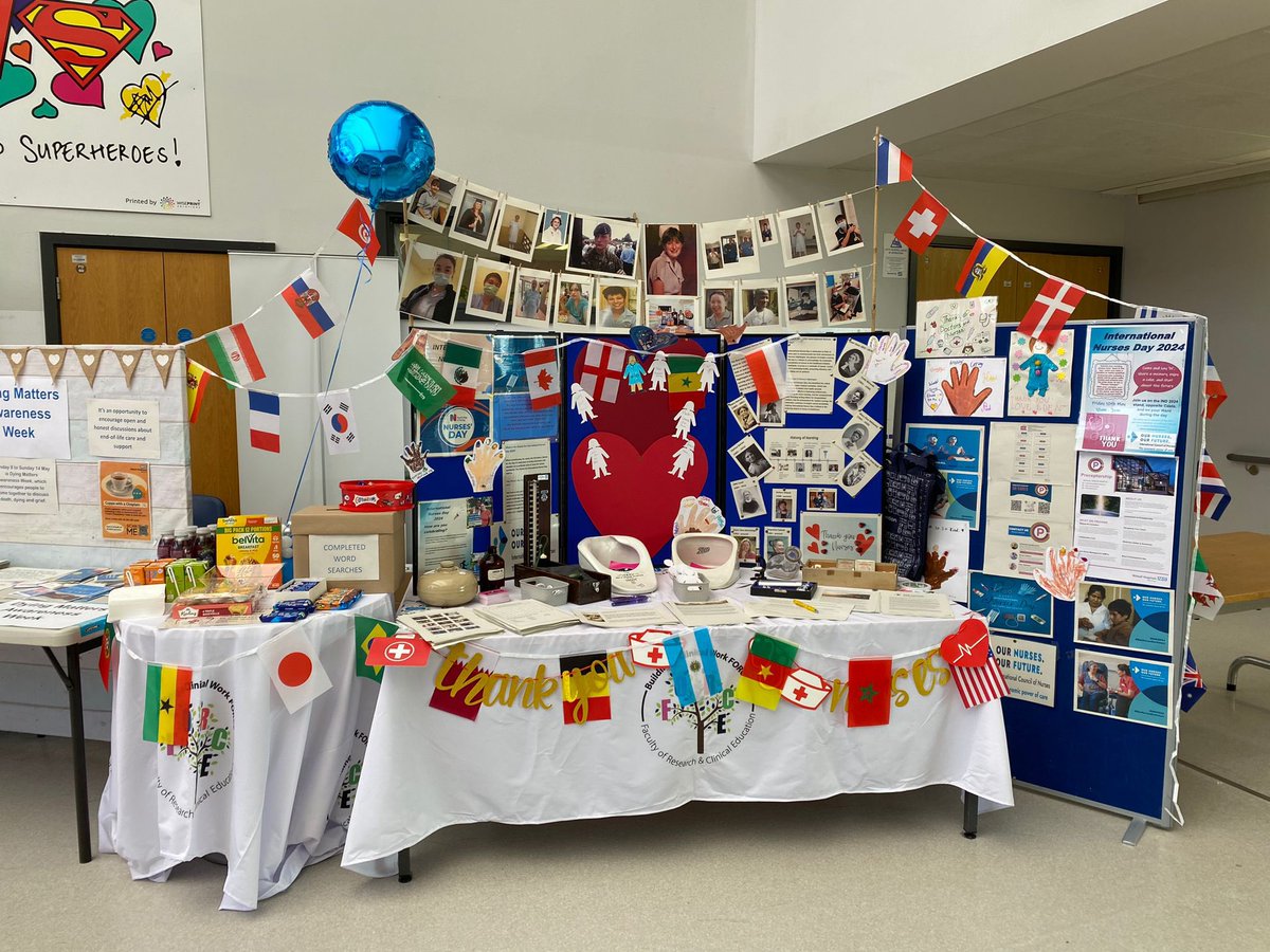 The stand is in full swing! The team are getting ready for their ward walks 😄