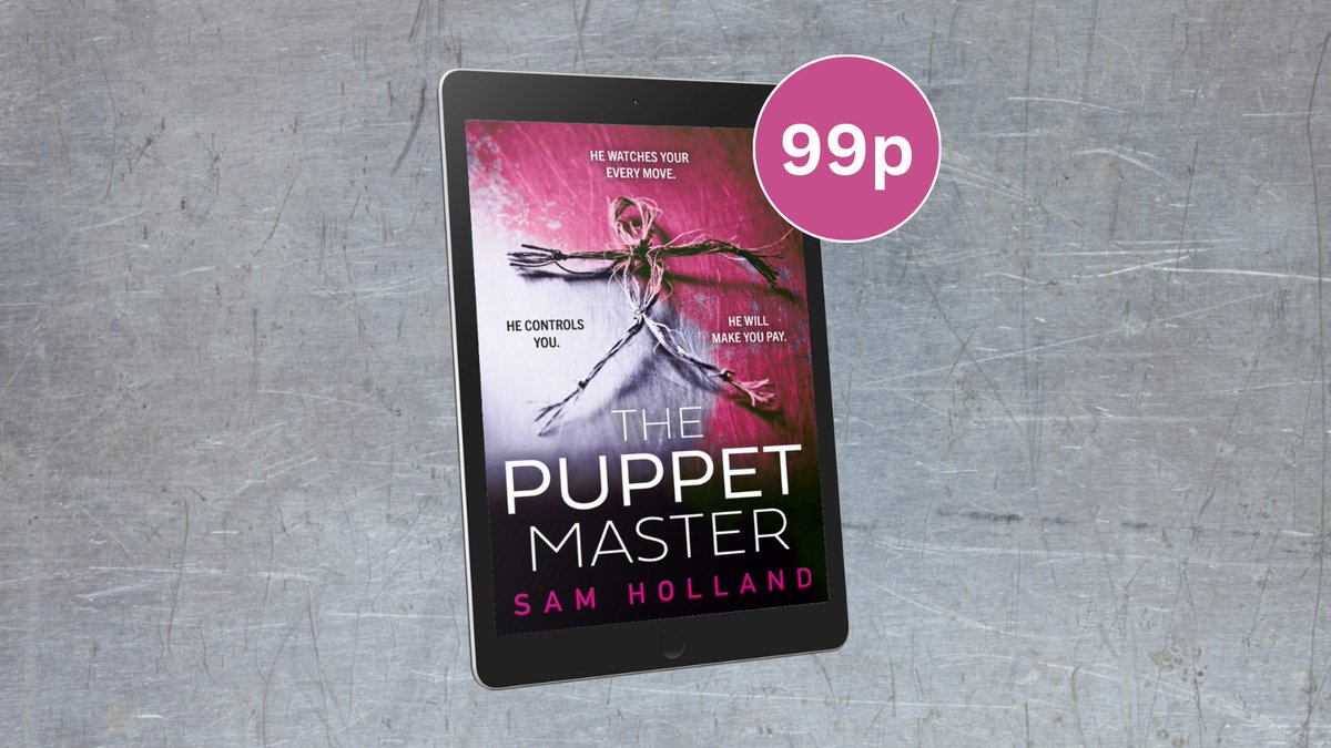 A little PSA that the ebook of The Puppet Master is currently at the bargain price of 99p over on Amazon. Sunny weekend reading in the garden, right there. Grab it here: amzn.to/3JJaGiM #kmd #kindle #Bargain #NewBooks #serialkillerthriller