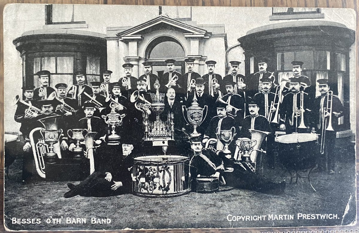 petereverett13's tweet photo. Postcard of #Besses O'Th Barn Brass Band. No date. Lovely bit of history. Anyone interested in purchasing this please let me know. #manchester #whitefield #brassband https://t.co/qT1nFdPLgU
