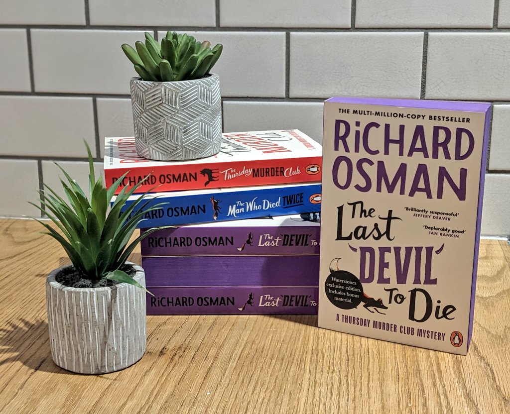 The geriatric sleuths of the Thursday Murder Club are faced with their most dangerous case yet when the disappearance of a highly dangerous package sends the body count spiralling in Osman's irresistible fourth crime caper. Out now in paperback! 💜