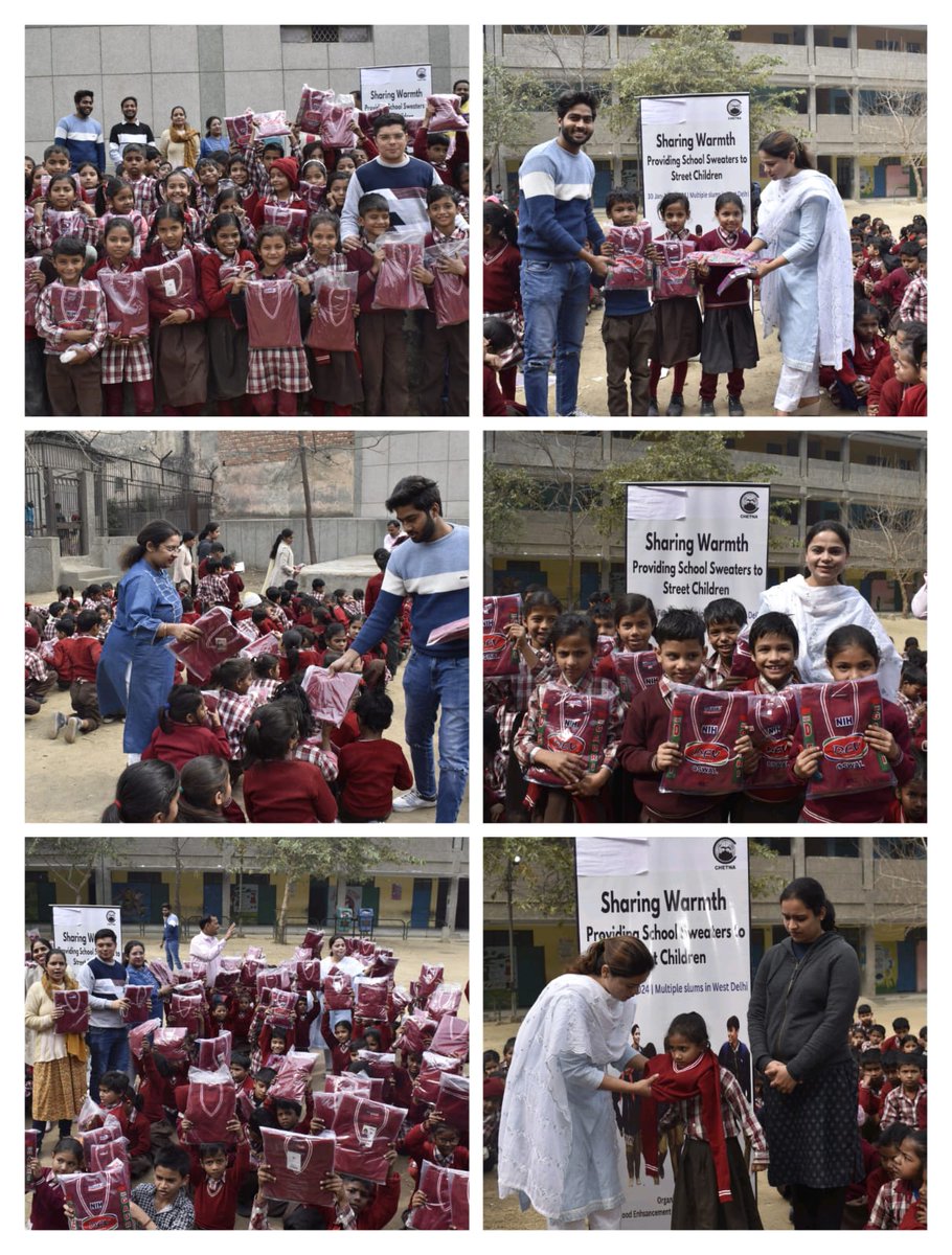 #Volunteer CHETNA NGO distrubuted School Uniform to 500 students at MCPS RAMPURA-1354013 #Vidyanjali CRCC: Ms.Neelam Pandey HOS : Ms.Meenakshi District:-NW B @Dir_Education @drmanishadiet @VidyanjaliDelhi @vidyanjali_edu @SCERT2021 @PMOIndia @Pardeep76966352