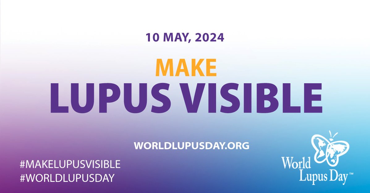 🦋Today is #WorldLupusDay!🦋 Lupus Academy is committed to improving patient outcomes in #SLE and sharing best clinical practice through the dissemination and discussion of cutting edge research Learn more about #lupus at LupusCME.org #MakeLupusVisible #RheumTwitter