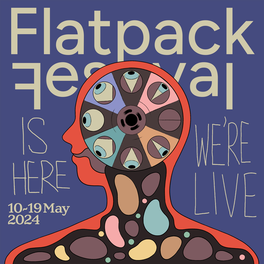 Aaaand action 🎬 #Flatpack2024 is upon us, lighting up the screens and streets of Birmingham for the next TEN days. Join us for cinematic adventures in spaces around the city from now till 19 May. See you soon. 🎟️ flatpackfestival.org.uk #100daysofcreativity #NationalLottery