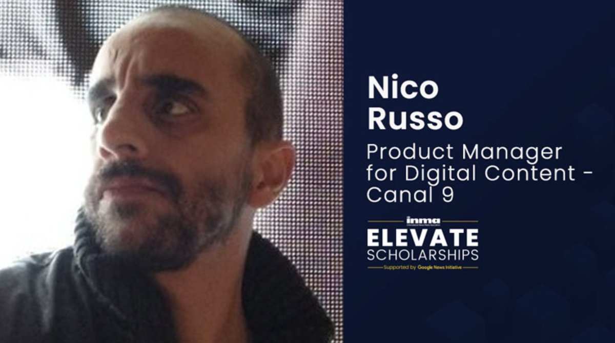 INMA Elevate Scholarship recipient Nico Russo is a skilled, experienced content creator whose ideas have won grants and fellowships from leading media organisations. ow.ly/EIOw50RB2gW