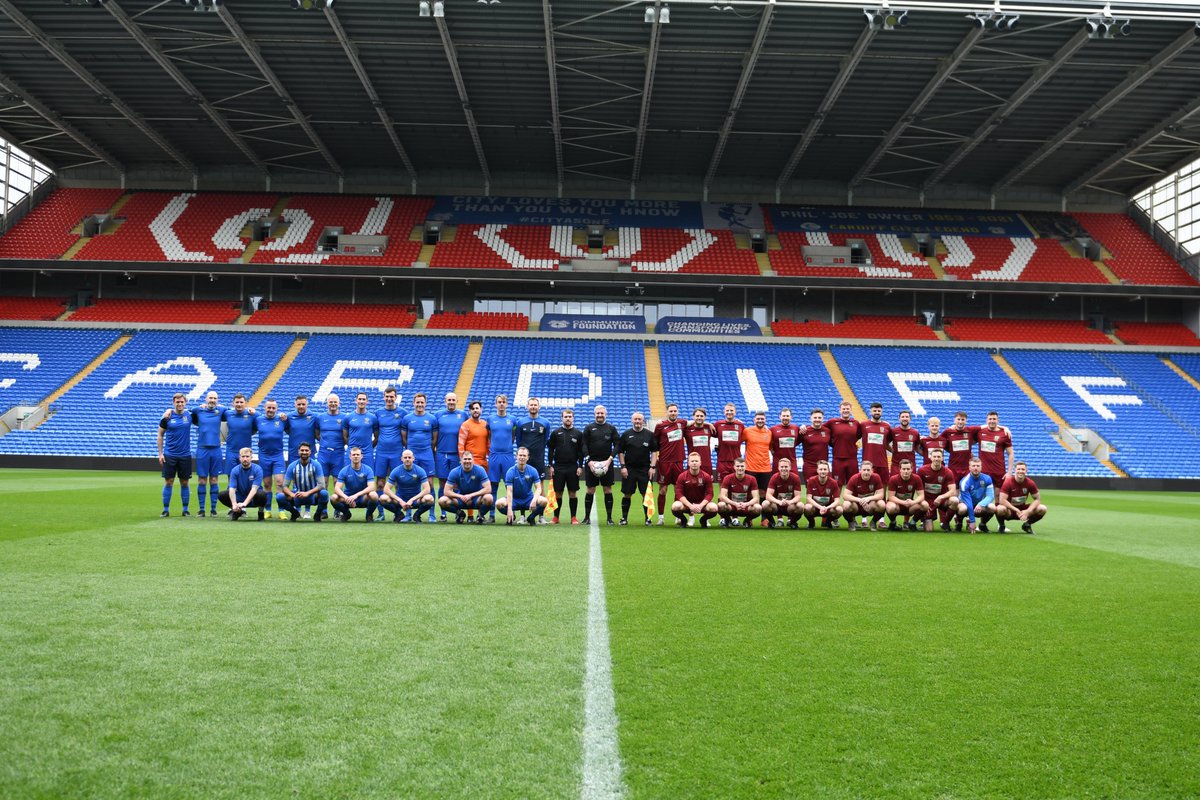 IcarusFC's tweet photo. Just a few pictures from last week @cardiffcityfc, who were kind enough to host the annual RAF Icarus 1st v Vets, AGM and social. Yet another great opportunity for the lads to play at another top level ground.
More pictures and videos to follow.
#cardiffcity #RAFIcarus #football https://t.co/H4AysbIEBH