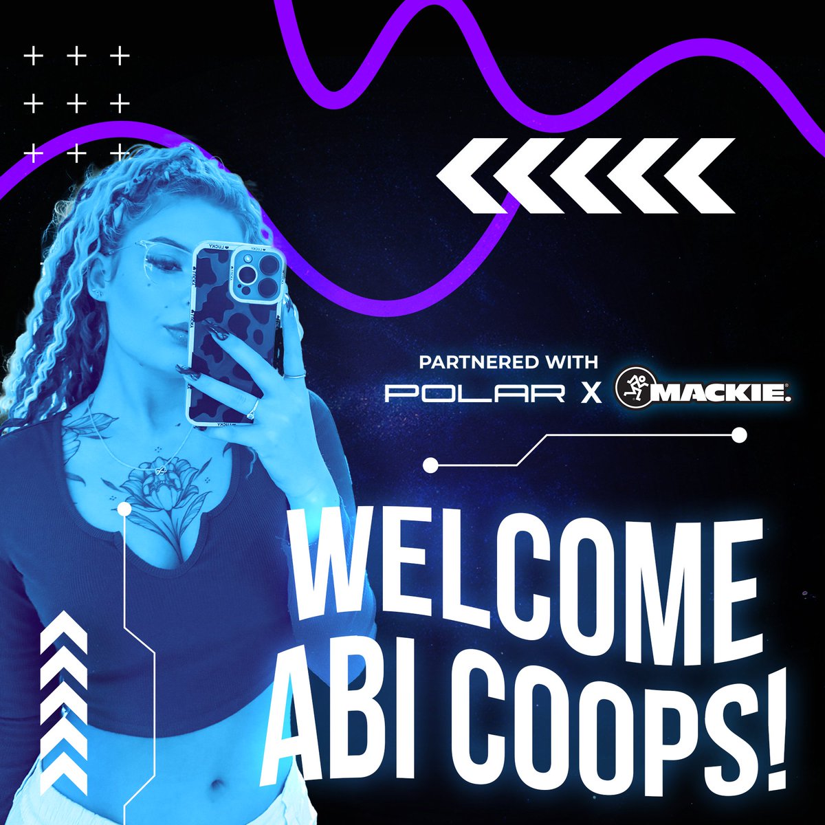 🌟Exciting Announcement Alert!🌟 

We're thrilled to unveil our latest partnership with none other than the incredibly talented content creator and streamer, @AbiCooops  🎮💫

@MackieGear & Polar are joining forces with  Abi Coops to bring you even more epic content!

Stay Tuned!