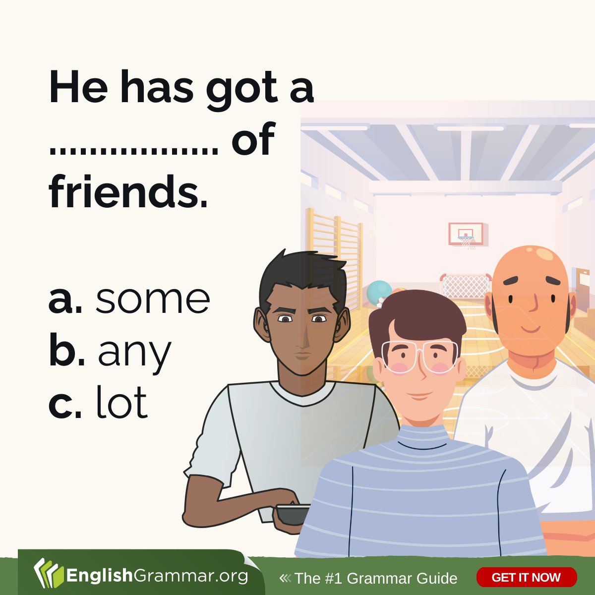 Anyone?

Find the right answer here: englishgrammar.org/countable-and-…

#vocabulary #amwriting #writing
