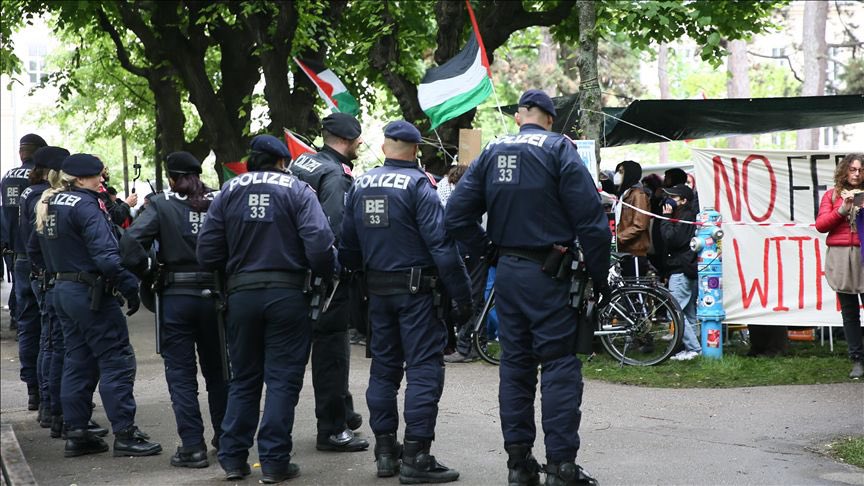 Austrian police stormed a student protest at night at the University of Vienna campus and suppressed students participating in the global Gaza solidarity movement.