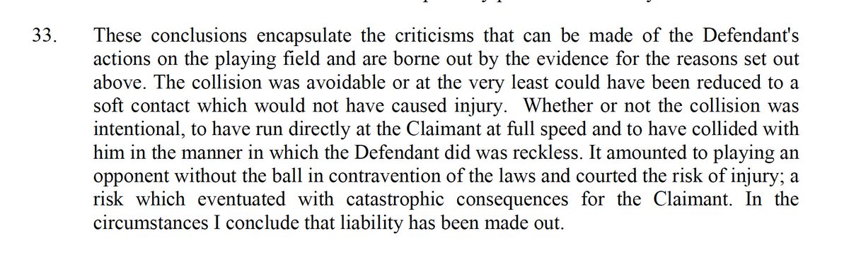 HuntCarin's tweet photo. Justice Sweeting concluded his decision on liability as follows: https://t.co/RpEsNerfLh