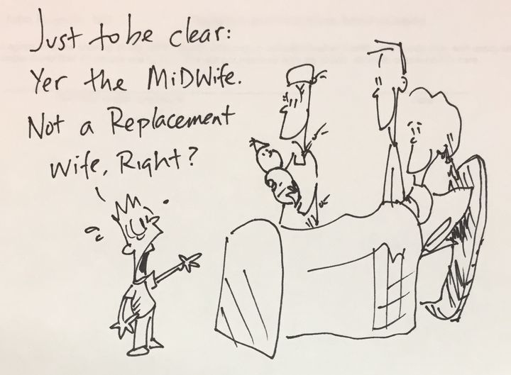 Kid perspective: what is a midwife?
#graphicmedicine #kidlogic