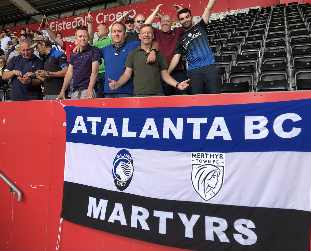 This flag will be in Dublin ⁦@Atalanta_BC⁩ ⁦@MerthyrTownFC⁩