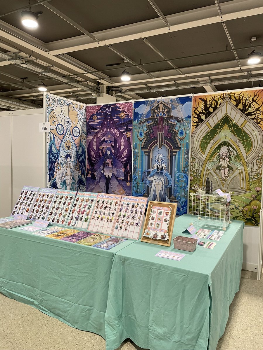 enisestudio's tweet image. Second day of @FantasyBasel !
See you at booth 565 hall 2.1 🤍 #FantasyBasel