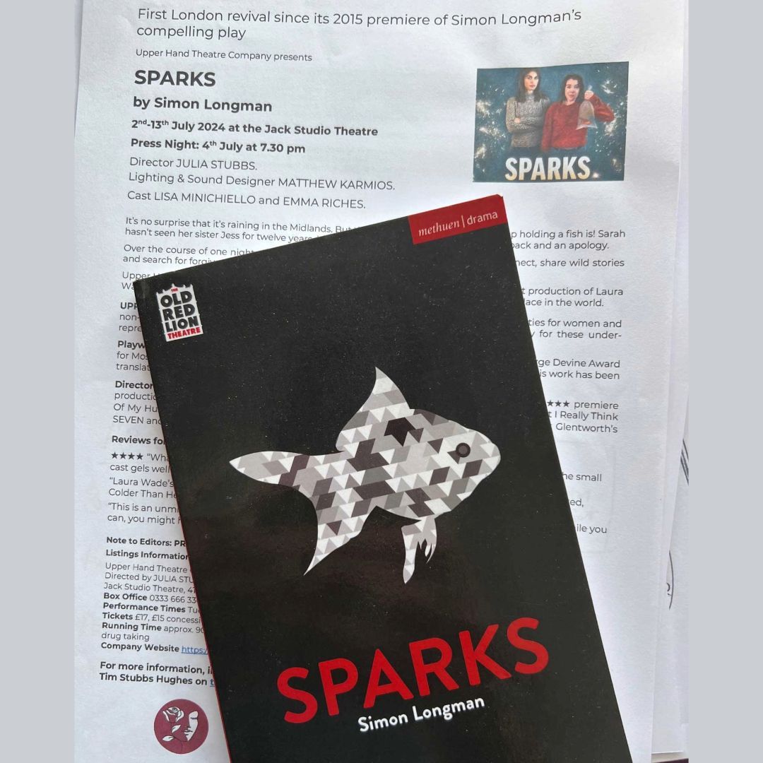 Back into rehearsals today for the revival of SPARKS produced by @UpperHandtc Working with @LMMinichiello & @emmariches_ on a long-form process to explore this play & we’re having a fab time 😀 Come & see what we create @BrocJackTheatre from 2-13 July buff.ly/3JASlo5