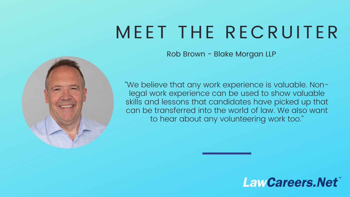 Read this Meet the Recruiter to find out more about what @BlakeMorganLLP looks for in trainees. ow.ly/ykGO50RA56q
