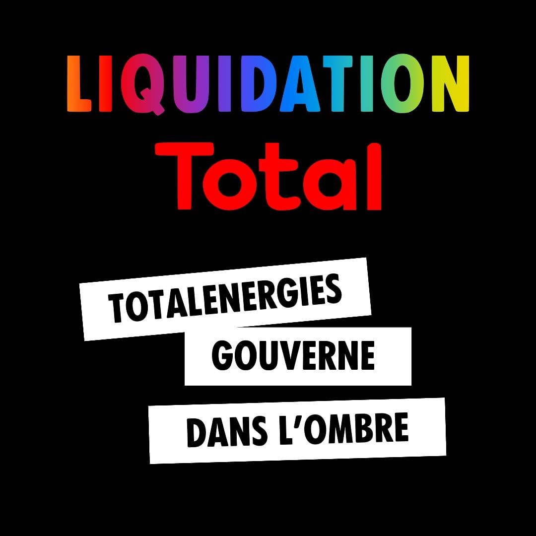 🗓️ Le 24 MAI PROCHAIN, pour son Assemblée Générale, exigeons la 'LIQUIDATION TOTAL' de @TotalEnergies / #TotalEnergies 👇
extinctionrebellion.fr/liquidationtot… 

#FossilFuels 
#Total100ans
#CarnageTotal
#LiquidationTotal

🧵 [THREAD] à dérouler avec @xrcarnagetotal 👇