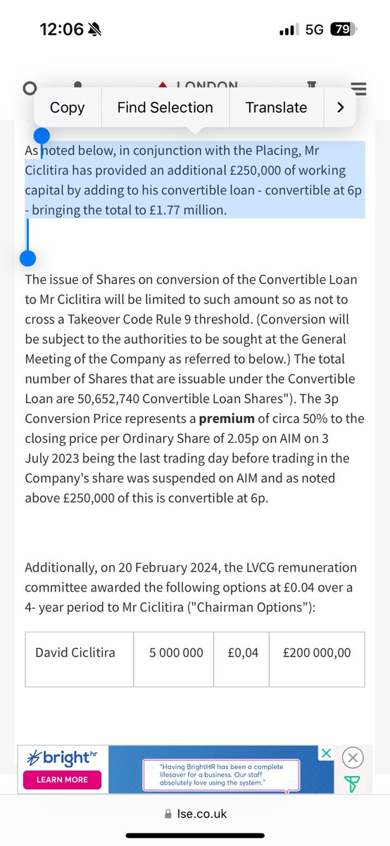 m.youtube.com/watch?v=WIeHhG…

Lvcg, MC just £1m 2 cornerstone agreements signed, they will be injecting cash, chairman puts £1.77m at 3 and 6p current sp sub 1p multibagger potential
#lvcg # atm #syn #dke #gbp #octp #fab #msmn #boil #bod #tlw #mush #ecr #88e #hzm #arcm #enq #upl #