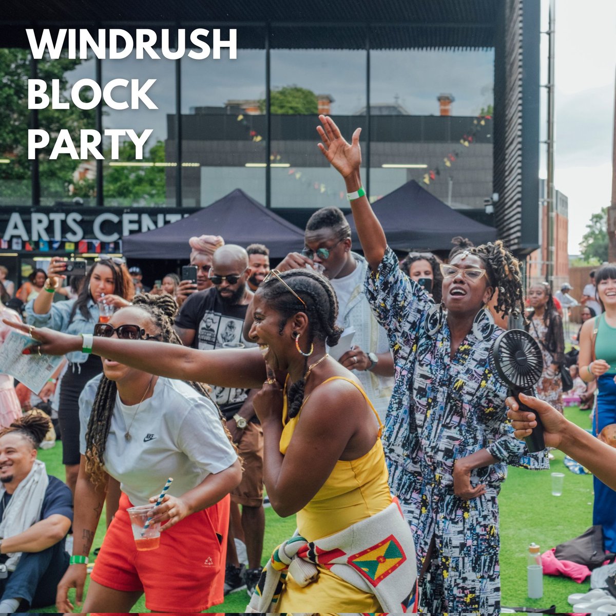 Our family friendly Windrush Block Party is back on Saturday 22nd June! Packed with live-music from local performers & DJ’s, spoken word, a family party, arts and crafts, pop up stalls, workshops, & delicious local Caribbean and African food. Book here! bit.ly/44ynP82