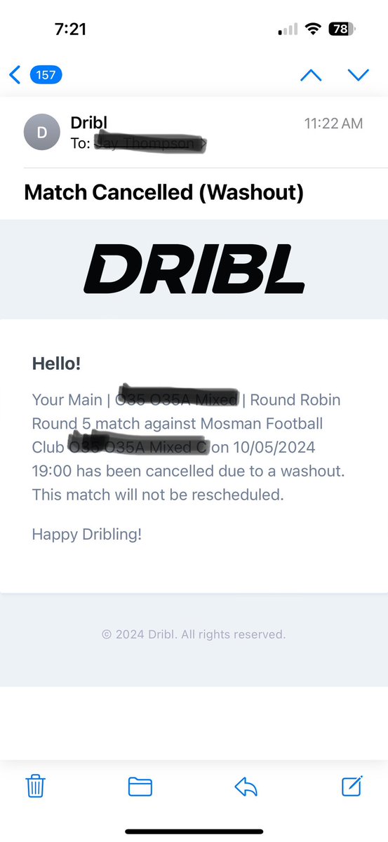 talking_dribble's tweet photo. @TheRealBozza another example of farcical decisions by either @beachescouncil or the Manly Warringah FA. Field was open and game cancelled. We have played 2 games in 5 weeks. 

It’s like Football can’t be played in a bit of rain anymore. https://t.co/WG573o51zf