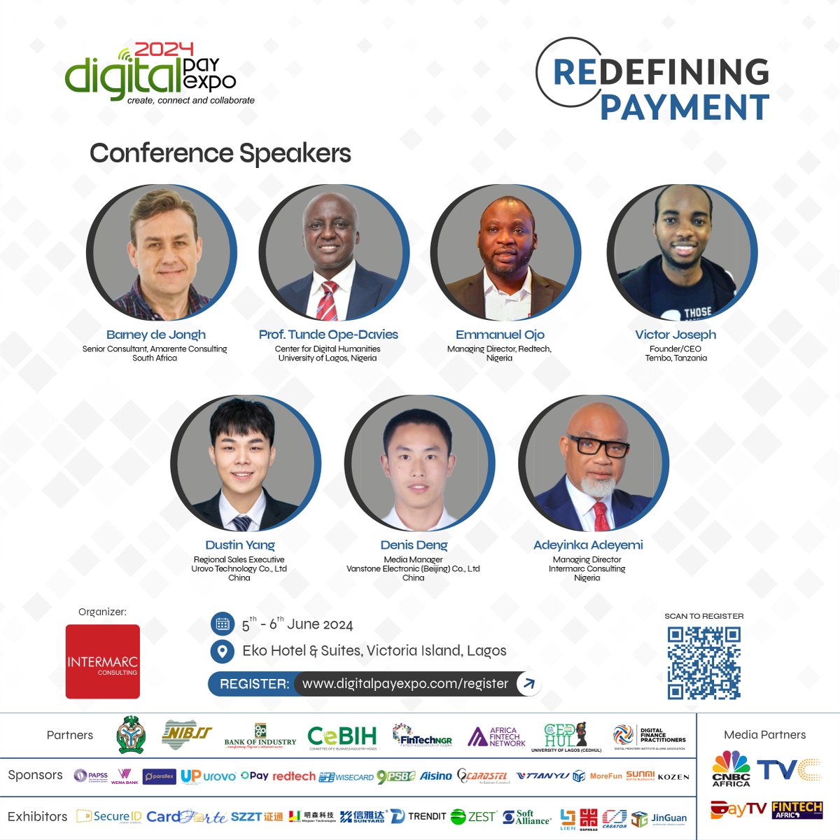 Meet the stellar lineup of speakers for Digital PayExpo 2024, themed 'Redefining Payment.' 

Register Here: digitalpayexpo.com/register/
 
#DigitalPayExpo2024 #RedefiningPayment #Innovation #Fintech #digitalpayment #payment #conference #speakers #professionals