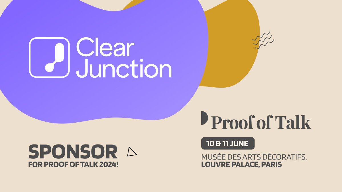 🚨 Exciting news! We're giving away 5 tickets to Proof of Talk Summit 2024! Join us, 150+ speakers, and #blockchain leaders at the Louvre Palace in Paris. Enter now: proofoftalk.io/sponsor/clear-… #ProofOfTalk #PoT24 #TicketGiveaway
