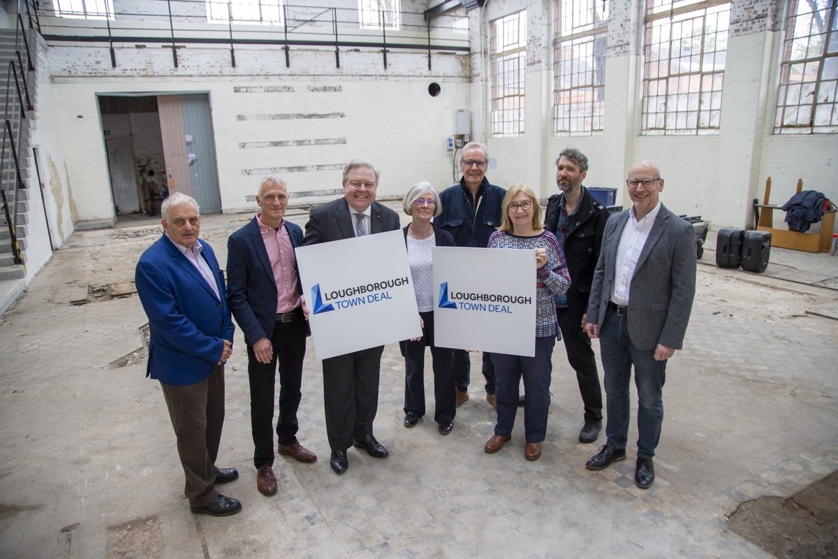 Fantastic to see that work has begun at the fantastic @GeneratorLboro project! The 1930s building will become a multi-media arts hub in Loughborough and has been backed by #LboroTownDeal. To find out more, visit👇 loughboroughtowndeal.co.uk/news/2024/05/w…