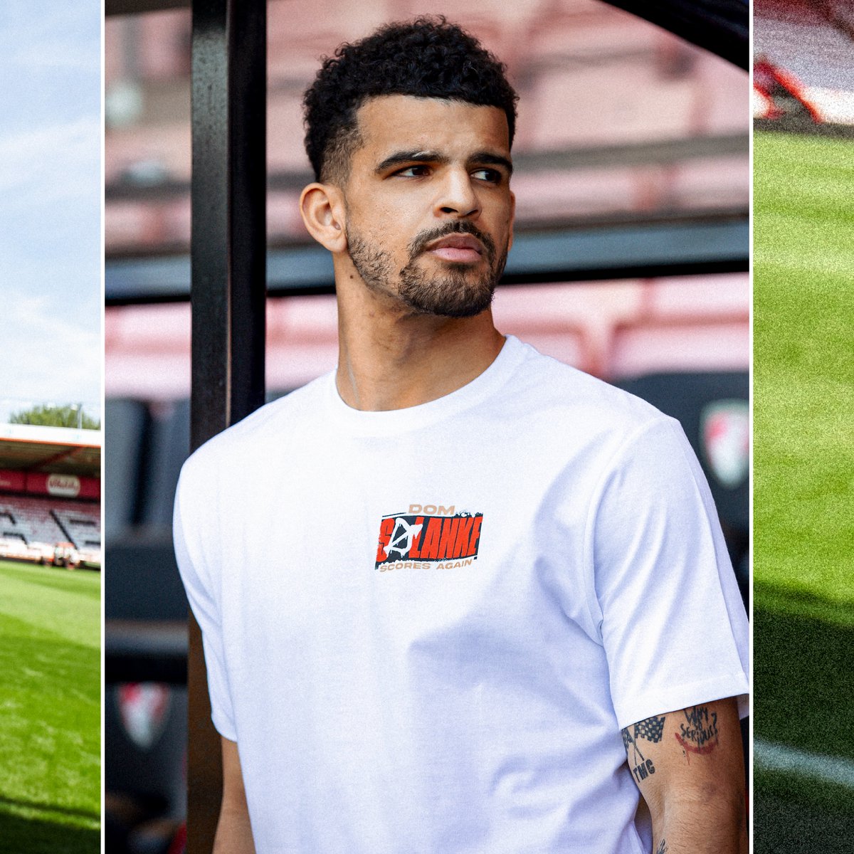 🚨 LIMITED DROP 🚨 Our limited edition @DomSolanke tee drops tomorrow morning at 9am, online and in-store 🔥 Who's copping? 🏹