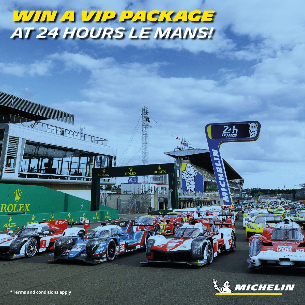 🏁🌟 Calling all thrill-seekers and adrenaline junkies! 🌟🏁 We're giving away a pair of VIP tickets to experience 24 hours of Le Mans like never before Enter now by heading to the link: michelin.co.uk/24-hours-of-le…⁣ ⁣⁣ #Michelin #Competition #LeMans #24HoursOfLeMans
