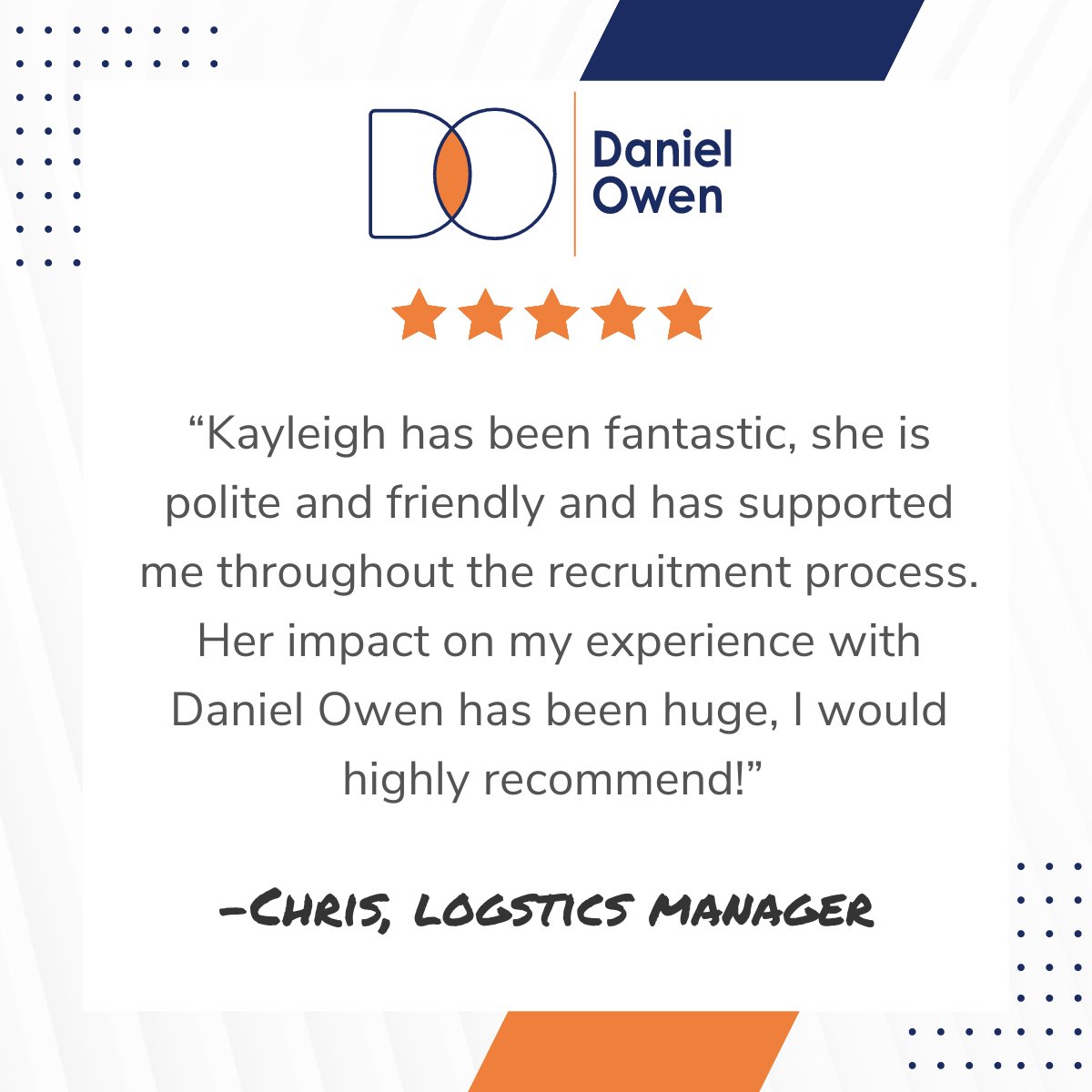 𝗛𝗮𝗽𝗽𝘆 𝗙𝗿𝗶𝗱𝗮𝘆!

Received some more feedback from one of our workers. Thanks,  Chris, for taking the time to let us know!

#DanielOwen #Construction #PropertyServices #ReferaFriend #Feedback