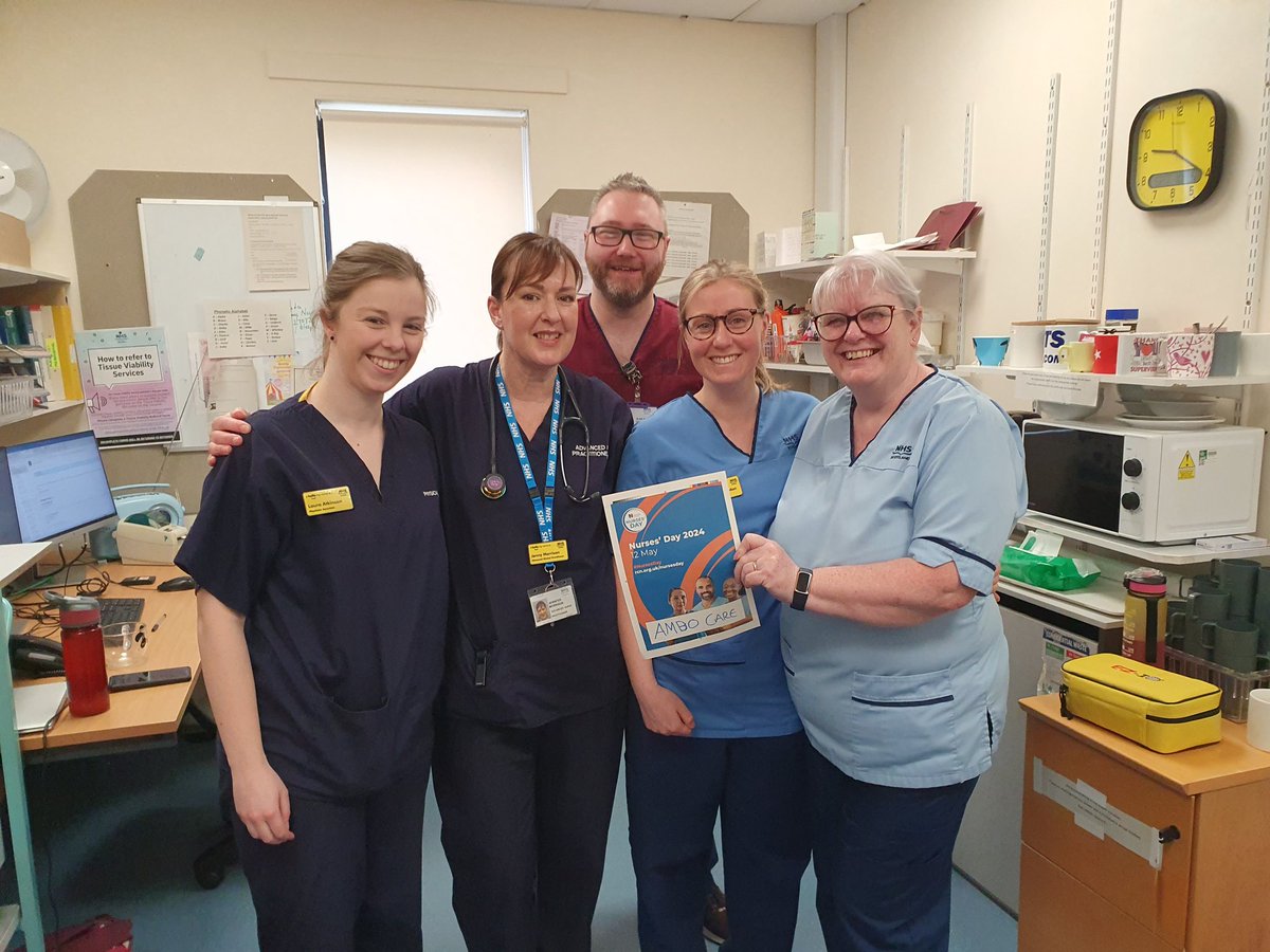 Today's #internationalnursesweek showcase is of Ambulatory care and H@N team and myself and @diane_dked CSM (cardiology nurse to traid) as its also #Eurovision2024 songs chosen are making your mind up, what's another year and ooh ahh just a little bit