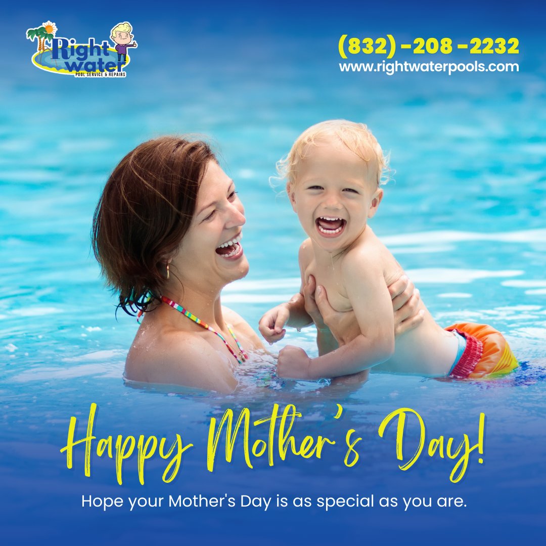 RightWaterPool's tweet image. 📷 Happy Mother's Day! 📷 Today, we celebrate the incredible women who shape our lives with love and laughter. Here's to you, Mom! May your day be filled with joy and cherished moments. 📷   #HappyMothersDay #MothersDay #Motherhood #MomLove #MomLife #LoveYouMom #MomAndMe