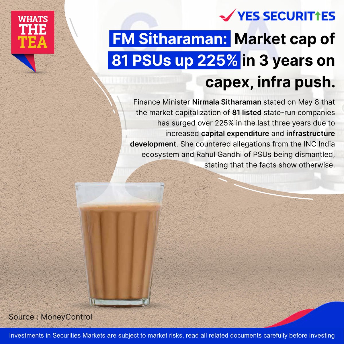 Here's the tea of the week, catch you with some more later.☕

Disclaimer: bit.ly/3yKOHTh

#YESSECURITIES #ChoiceoftheWize #WhatsTheTea #WeeklyNews #News #WeeklyWrap #NewsUpdate