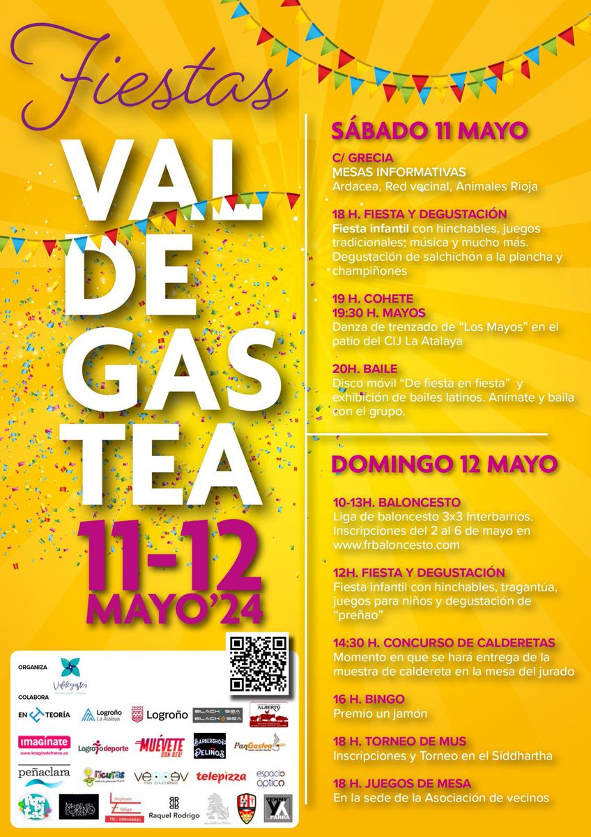 ¡Ganas de fiesta! Mañana por la tarde empiezan las fiestas de Valdegastea.🎉🎉 #ValdegasteaFiestas2024 #FederaciondeasociacionesvecinalesdeLaRioja #Asociacionesvecinales