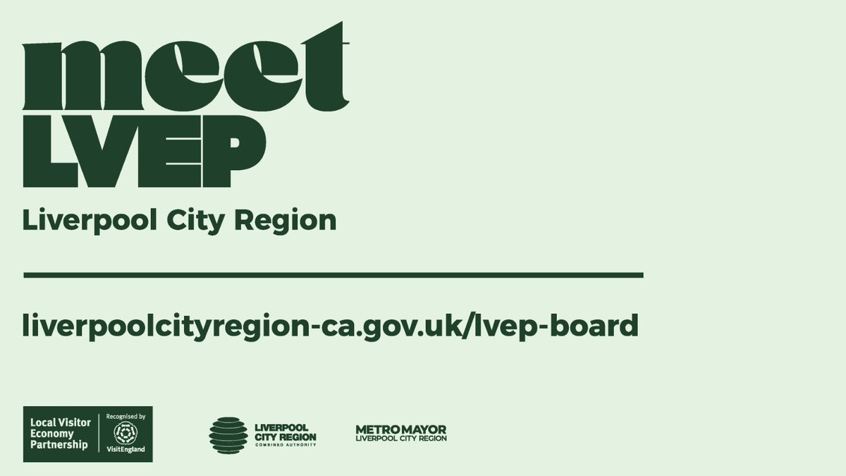 Introducing #LCRLVEP and its new board! 🤝

We’re so excited to announce a team of passionate #LiverpoolCityRegion ambassadors & leaders. 

Learn more about Liverpool City Region’s LVEP and its Board Members👉 liverpoolcityregion-ca.gov.uk/lvep-Board 

#Liverpool #VisitorEconomy