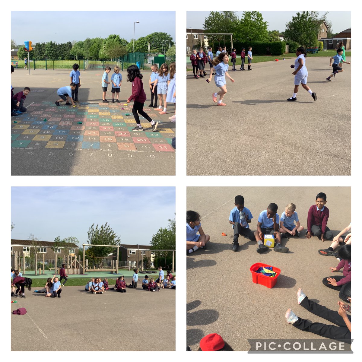 Stphilipevanspr's tweet photo. #SPEBl3 have been developing their multiplication skills through outdoor activities and games this morning! ☀️➕ #SPEMaths #SPEOutdoorLearning https://t.co/h3UdwkXqLQ