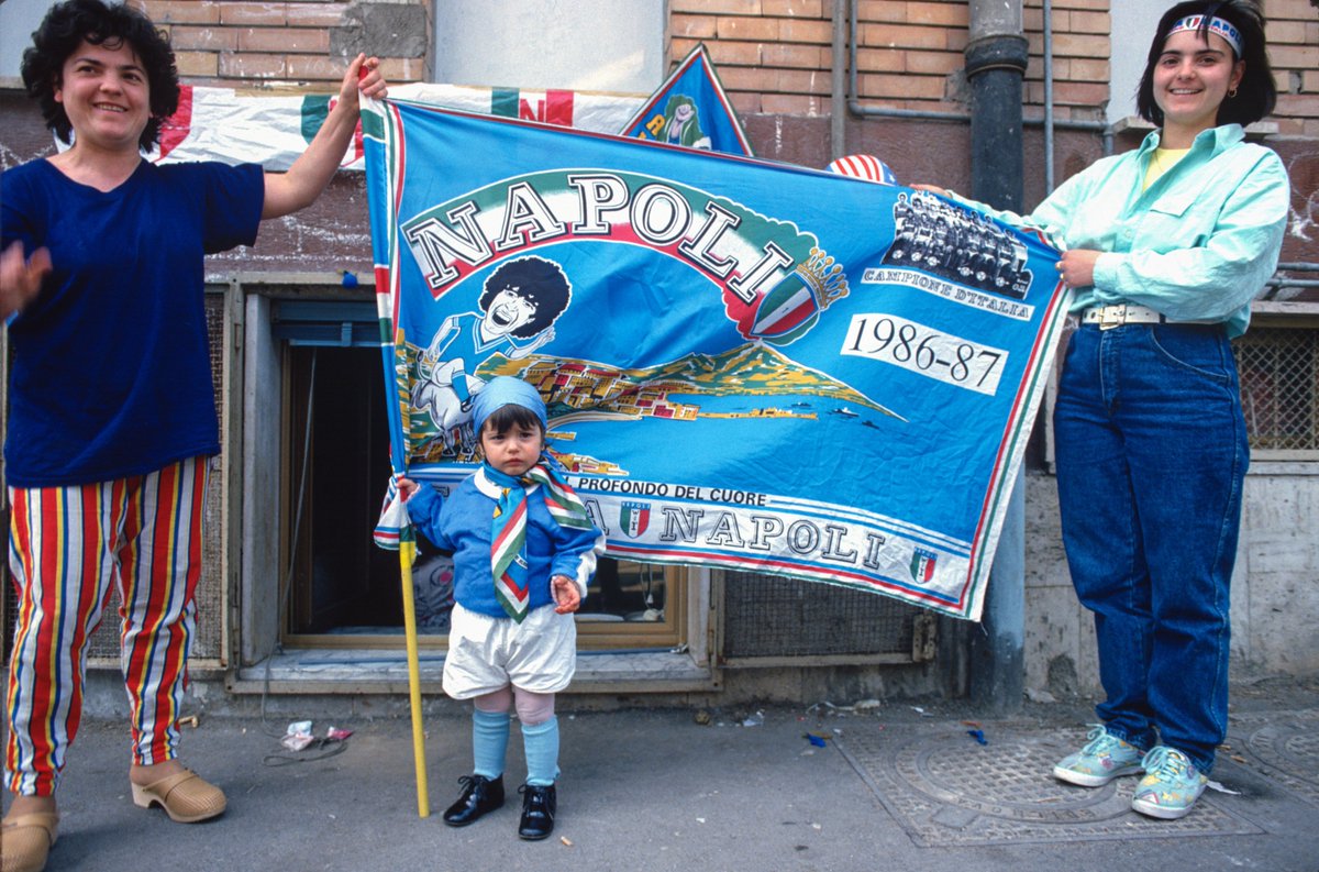 🔵 On this day in 1987, Napoli won their first Scudetto. And Naples took to the streets to celebrate.