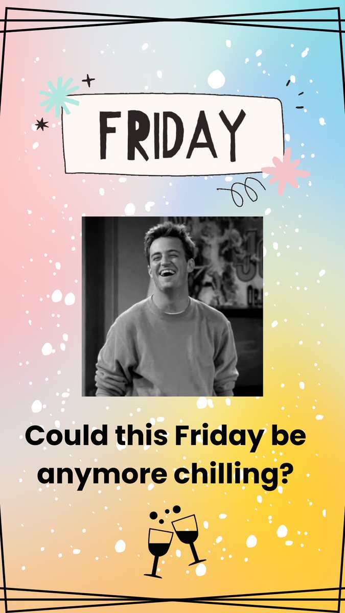 AnalyticsLiv's tweet photo. How is your Friday going? Is your #Friday a Fun Friday?
#AnalyticsLiv #Matthewperry #RemindingFriends #FridayVibes #NetflixTH #Chandler #weekendmood https://t.co/bPKXAUxRP2