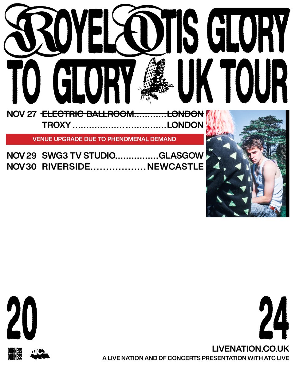 📢PSA @RoyelOtis head to Troxy this autumn. Catch the Aussie duo's Glory to Glory tour on 27th November. Grab tickets here >>> link.dice.fm/hfb57c57da3e #royelotis #glorytoglorytour #londongigs