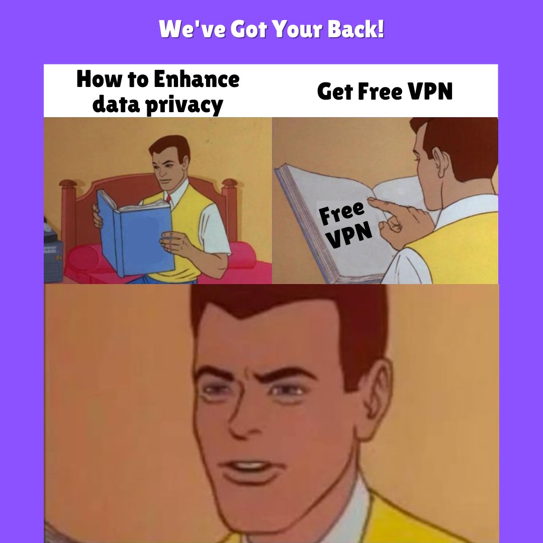 Secure Your Online World 🛡️: Get Top Data Privacy with Our Free VPN!
Download Now!
Android: tinyurl.com/freevpn-twitte…
IOS/Mac: tinyurl.com/freevpn-twitte…
#VPN #Freevpn #SecureConnection #DataPrivacy #OnlineSecurity #InternetPrivacy #CyberSecurity #meme #memesdaily #PrivacyMatters