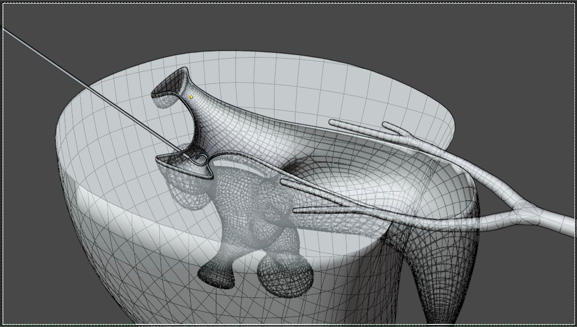 Utilizing a long weekend holiday in Germany, Created some images from Campbell-Walsh Urology in 3D software for my upcoming training program.